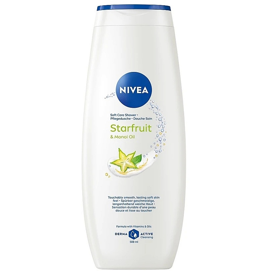 Nivea Star Fruit & Monoi Oil dušas gels 500ml – 4