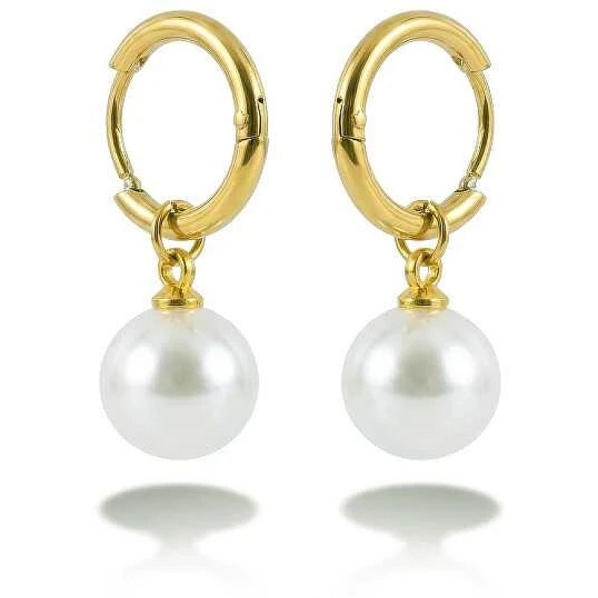 Emily Westwood Gold-Plated Earrings with Pearls 2in1 Emvora EWE260825G