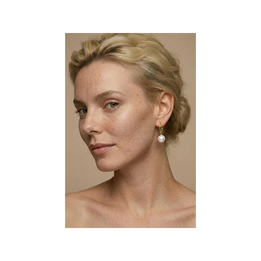 Emily Westwood Gold-Plated Earrings with Pearls 2in1 Emvora EWE260825G – 2