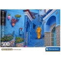 Clementoni Puzzle 500 pcs - The Blue Streets of Chefchaouen Clementoni Puzzle 500 pcs - The Blue Streets of Chefchaouen