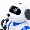 Lean Toys Remote Controlled Robot Dog, 8 Wheel Drive, White and Blue, 18 x 18 x 18 cm