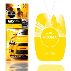 Autoilmanraikastin AROMA CAR CITY CARD VANILIA
