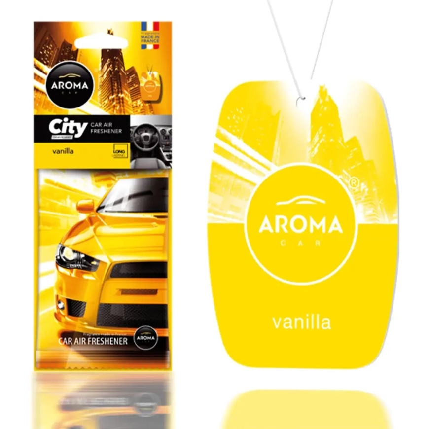 Automašīnu gaisa atsvaidzinātājs AROMA CAR CITY CARD VANILIA
