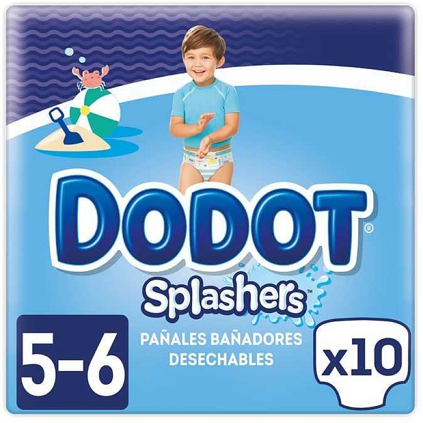Dodot Splashers autiņi T-5 10 gabali