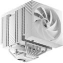 TRYX TURRIS T620 processor air cooler, dual tower, with 5-inch screen and 120 mm, White TRYX TURRIS T620 processor air cooler, dual tower, with 5-inch screen and 120 mm, White
