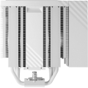 TRYX TURRIS T620 processor air cooler, dual tower, with 5-inch screen and 120 mm, White TRYX TURRIS T620 processor air cooler, dual tower, with 5-inch screen and 120 mm, White