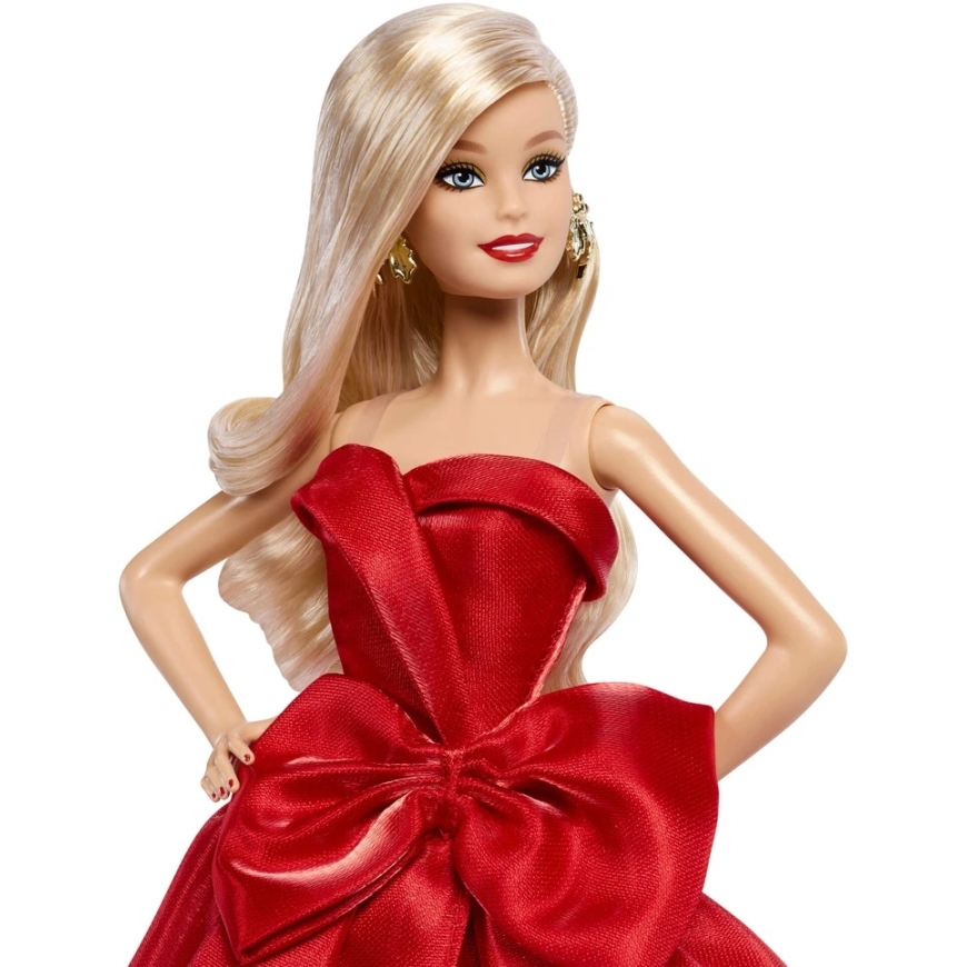 Mattel BARBIE HOLIDAY kolekcinė lėlė raudona suknele (JJX65) – 3