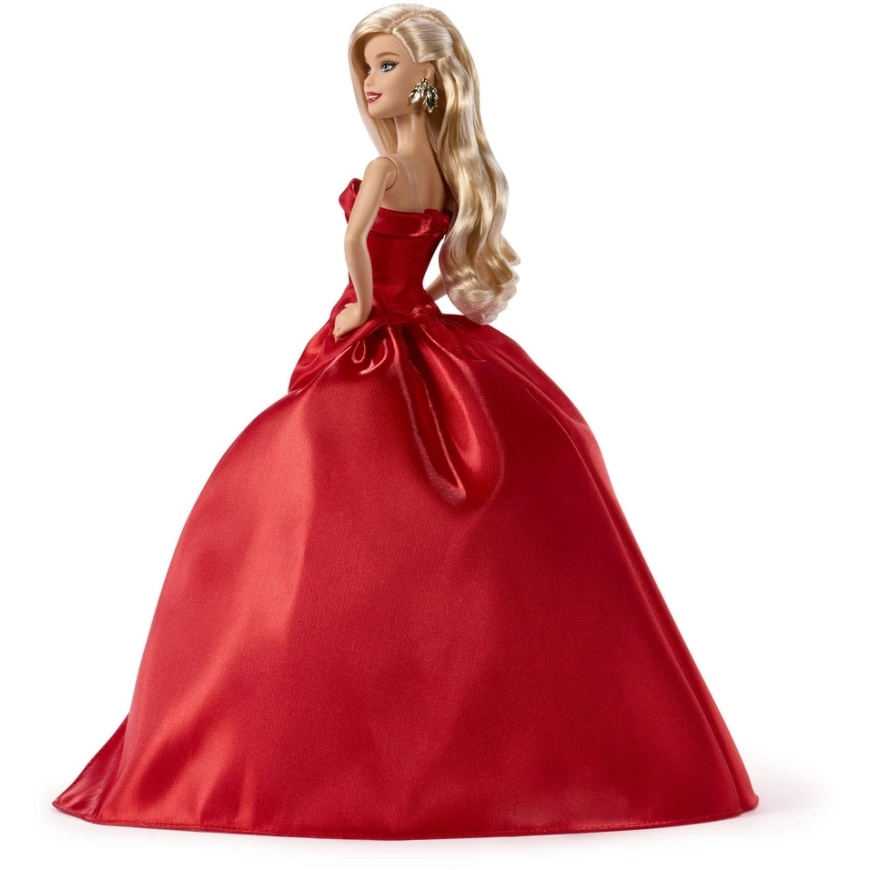 Коллекционная кукла Mattel BARBIE HOLIDAY в красном платье (JJX65) – 4