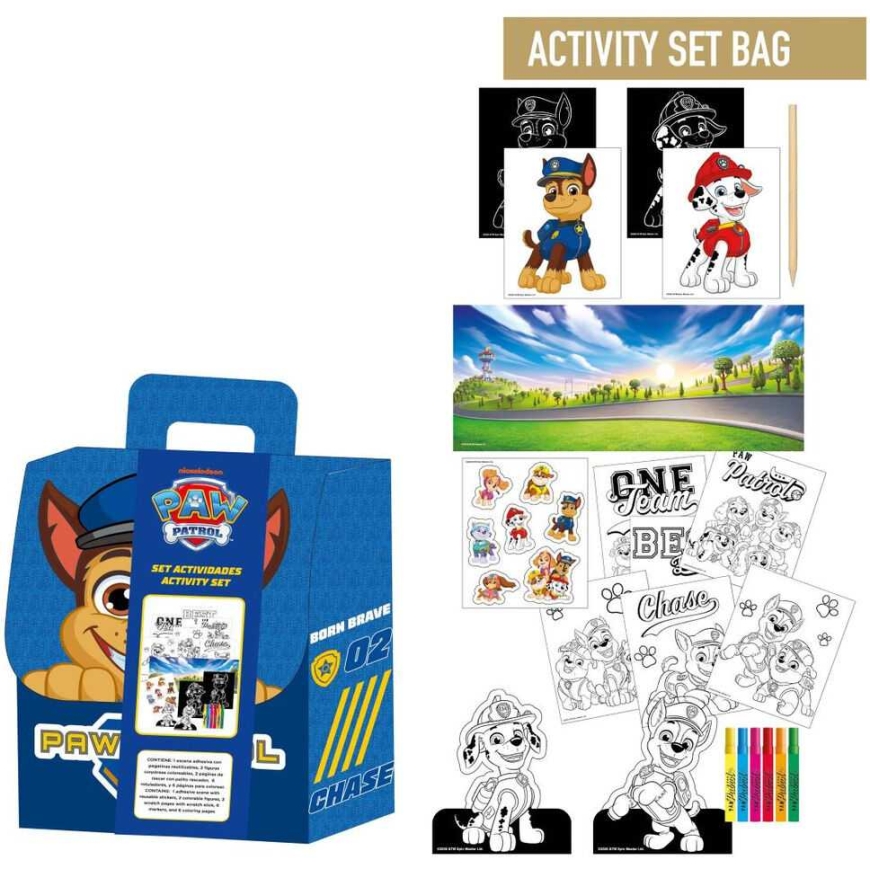 CERDÁ Paw Patrol krāsojamā mugursoma komplekts