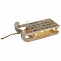 Kodu kaunistamise kollektsiooni Puitne jõuluehe LED-tuledega, kelk, 32 x 25 x 11 cm Kodu kaunistamise kollektsiooni Puitne jõuluehe LED-tuledega, kelk, 32 x 25 x 11 cm