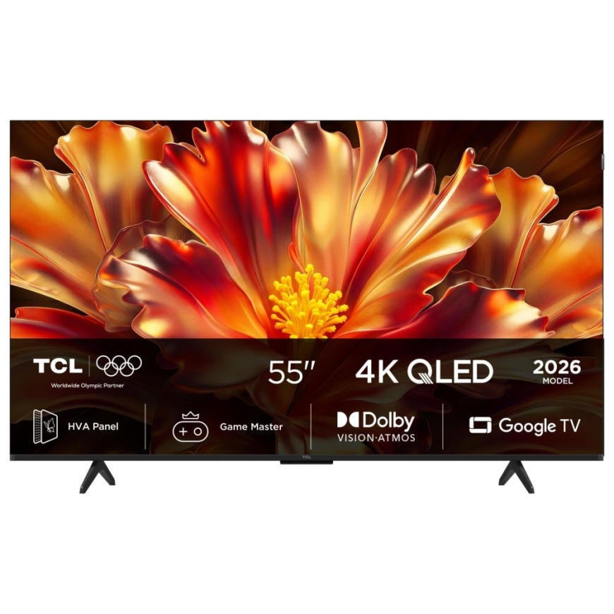 Televisio||55 "|4K Ultra HD|3840 x 2160 pikseliä|Tasainen|16:9|QLED|55QLED780L
