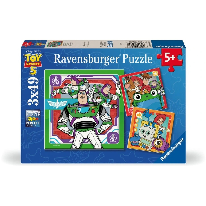 RAVENSBURGER Palapeli Toy Story 5, 3x49 kpl, 12004284 6 – 2