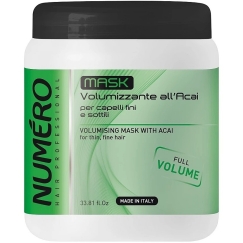 Numero Volumising mask Acai juustesse, mis annab volüümi, 1000ml