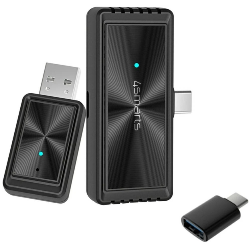 4smarts-autoadapteri siirrin näytön peilaamiseen (CarPlay) musta