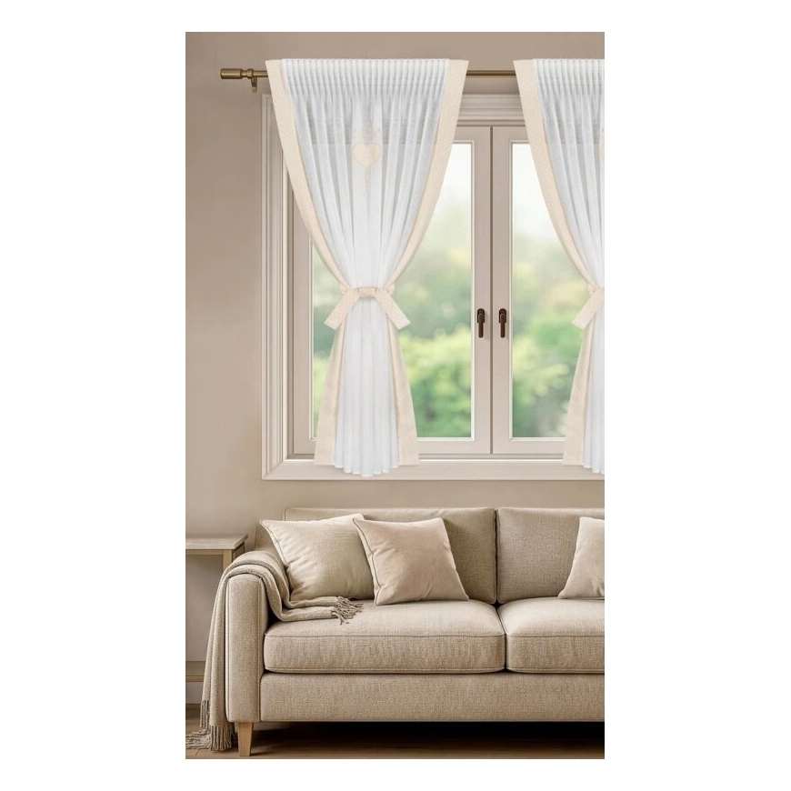 Eurofirany FIR/INKA/B+BEIGE 140X180 T+käterätik – 2