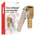 Zinc Alloy Tire Inflator Connector 8 mm AMIO-04494 Zinc Alloy Tire Inflator Connector 8 mm AMIO-04494
