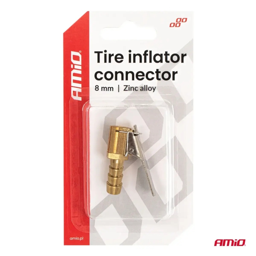 Tsinki sulami rehvi puhurite ühendus 8 mm AMIO-04494 – 4