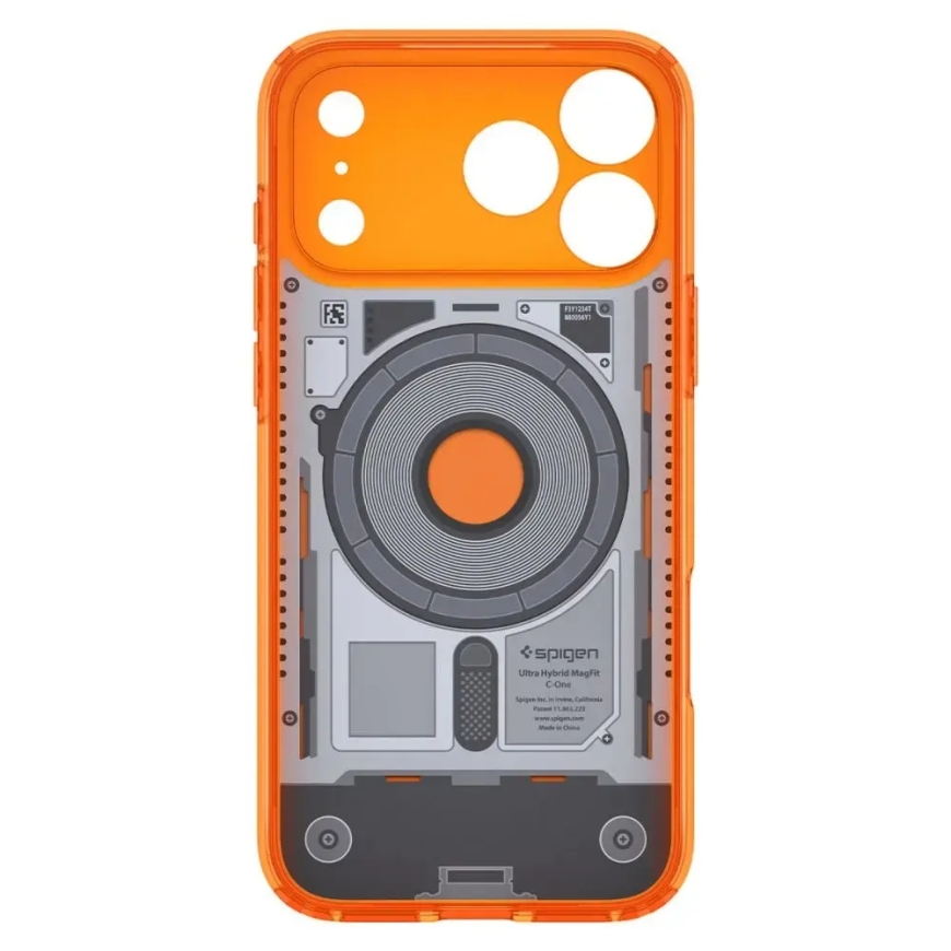 Spigen Ultra Hybrid phone case with MagSafe support for iPhone 17 Pro | iPhone 18 Pro orange – 4