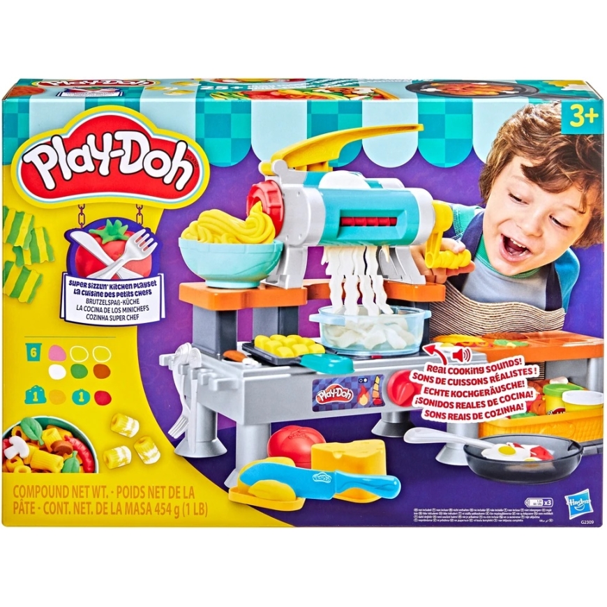 Play-Doh "Super Kitchen" Creative Putty Set with Sounds and Kitchen Accessories – 4