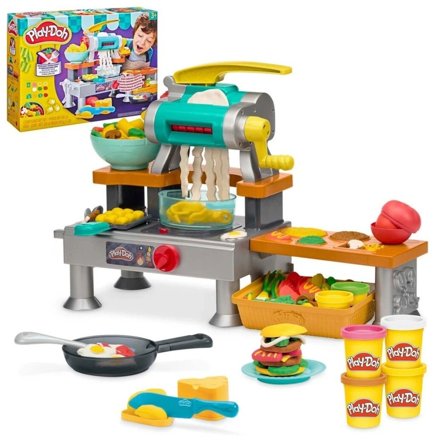 Play-Doh „Super Köök“ loominguline plastiliinisatsioonikomplekt helide ja köögitarvetega – 5