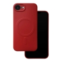 Simple Color Mag telefono dėklas su MagSafe palaikymu iPhone 16e raudonas