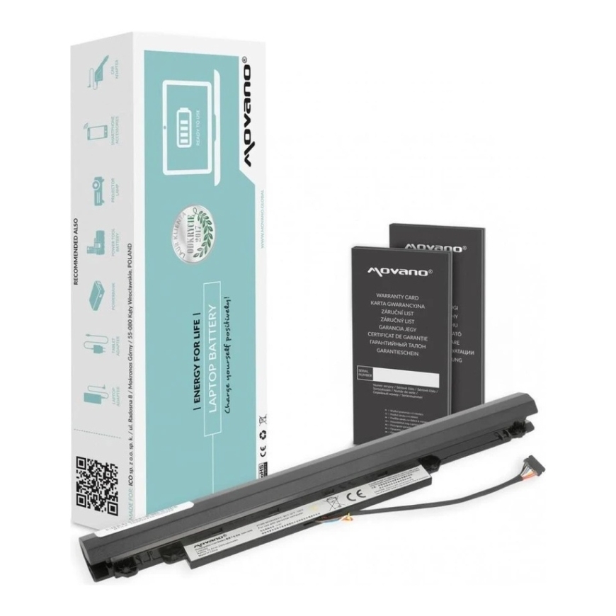 Movano "Lenovo IdeaPad 110-14ibr 15ibr" aku l15s3a02 - 2200 mAh (24 Wh) – 4
