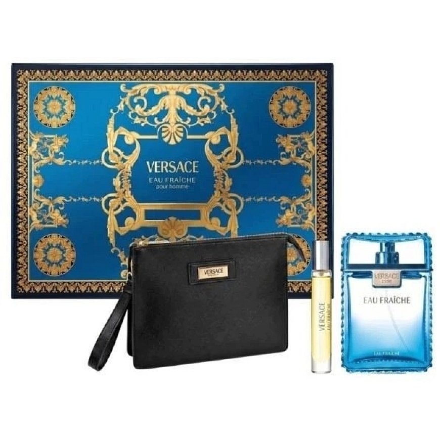 Versace Man Eau Fraiche komplekt tualettvesi 100ml + tualettvesi 10ml + kosmeetikakott – 2