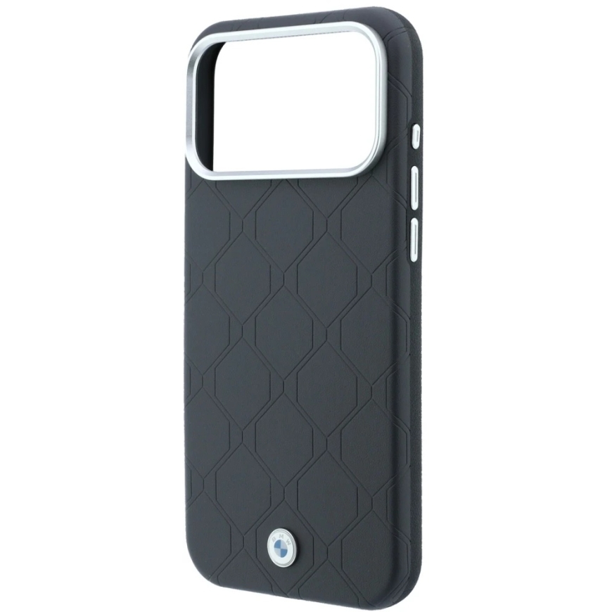 BMW Sign Deboss Quilted Metal Logo MagSafe kate iPhone 18 Pro Max / 17 Pro Max jaoks – Tumehall – 3