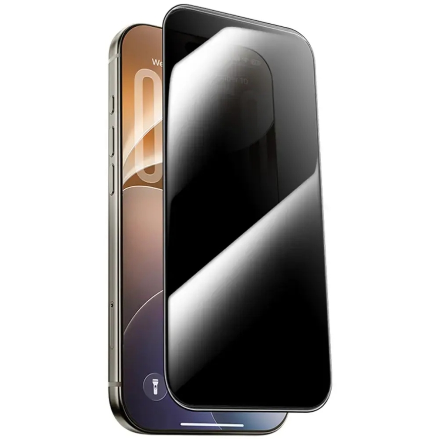 Benks закаленное стекло Air Shield Privacy (C.M.LT.AP.00.F071) для Iphone 18 Pro Max черное - 10 штук – 2