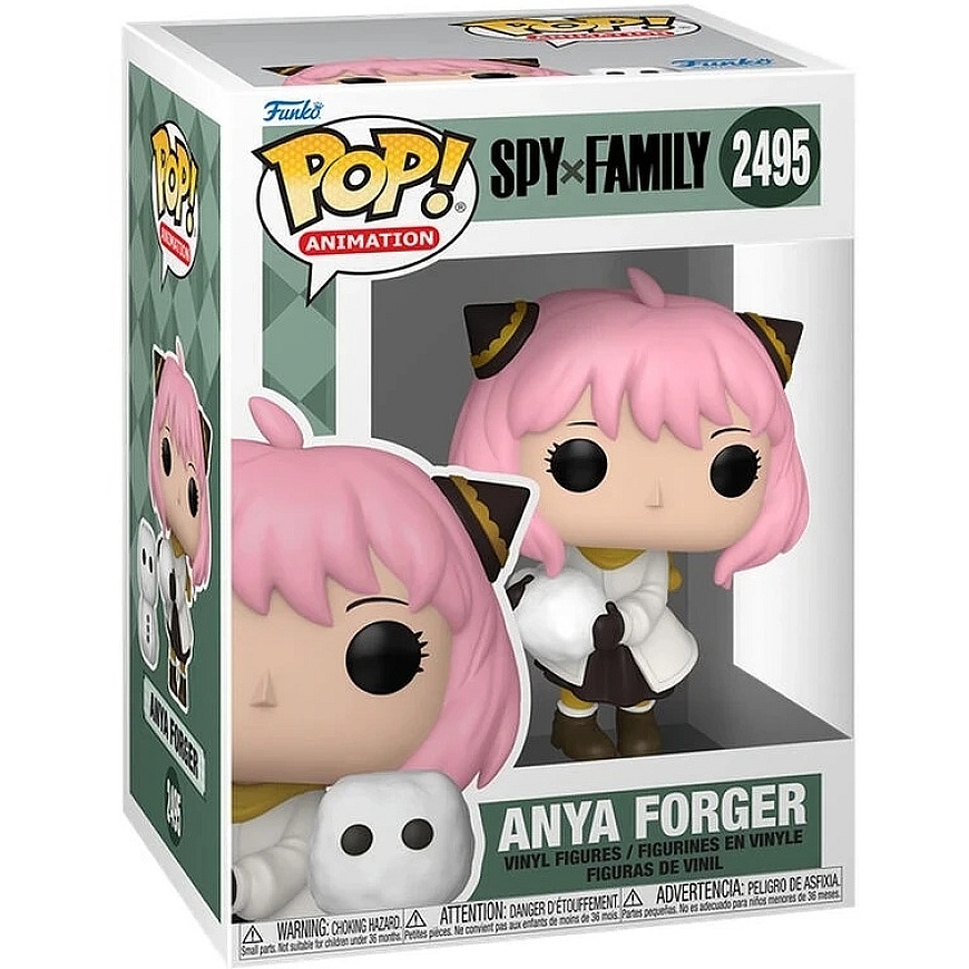 FUNKO POP! Vinyl Figure: Spy x Family - Anya Forger, ~4.1 cm and 10.7 cm
