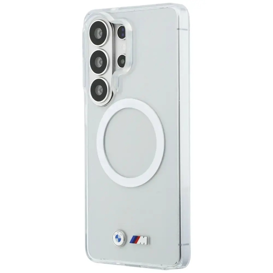 BMW IML Shockproof Metal Logo telefono dėklas su MagSafe palaikymu Samsung Galaxy S26 Ultra (S948) skaidrus – 2