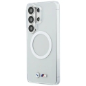 BMW IML Shockproof Metal Logo phone case with MagSafe support for Samsung Galaxy S26 Ultra (S948) transparent