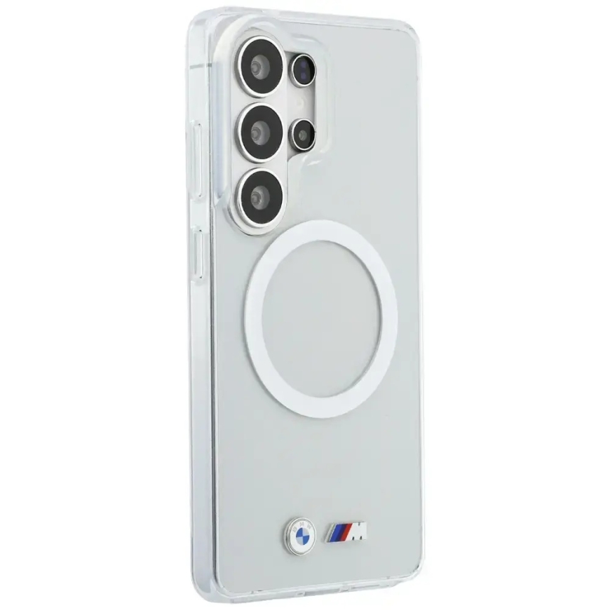 BMW IML Shockproof Metal Logo maciņš ar MagSafe atbalstu telefonam Samsung Galaxy S26 Ultra (S948) caurspīdīgs – 4