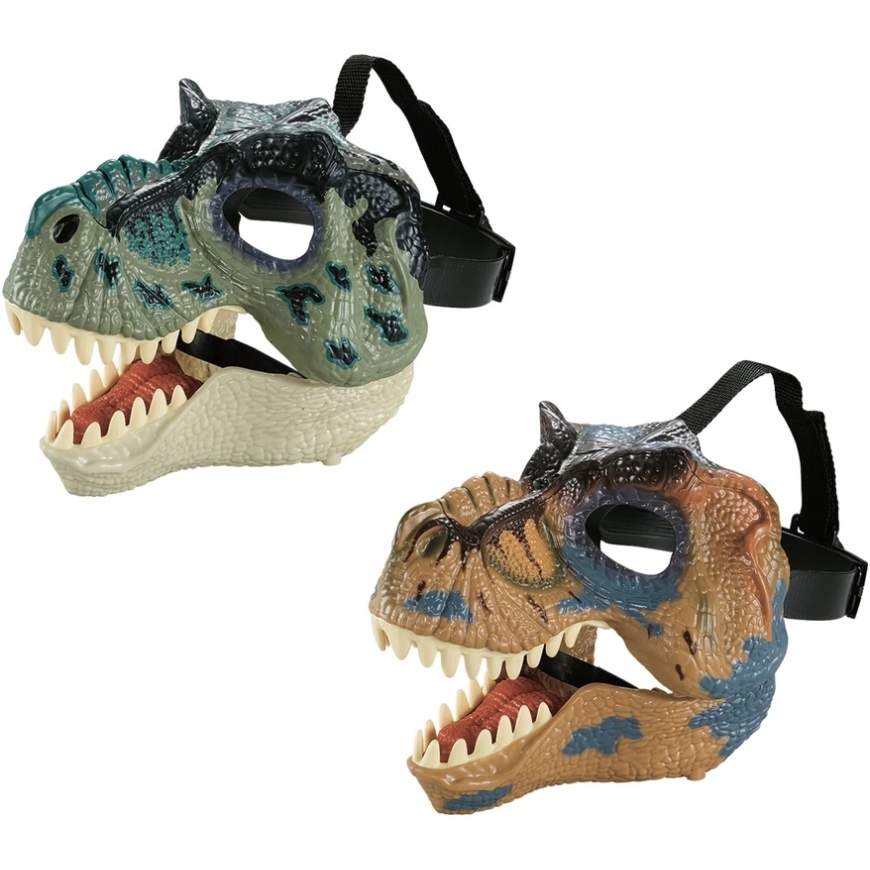 Koala Jurassic ajastu Tyrannosauruse mask helidega, juhuslik värv