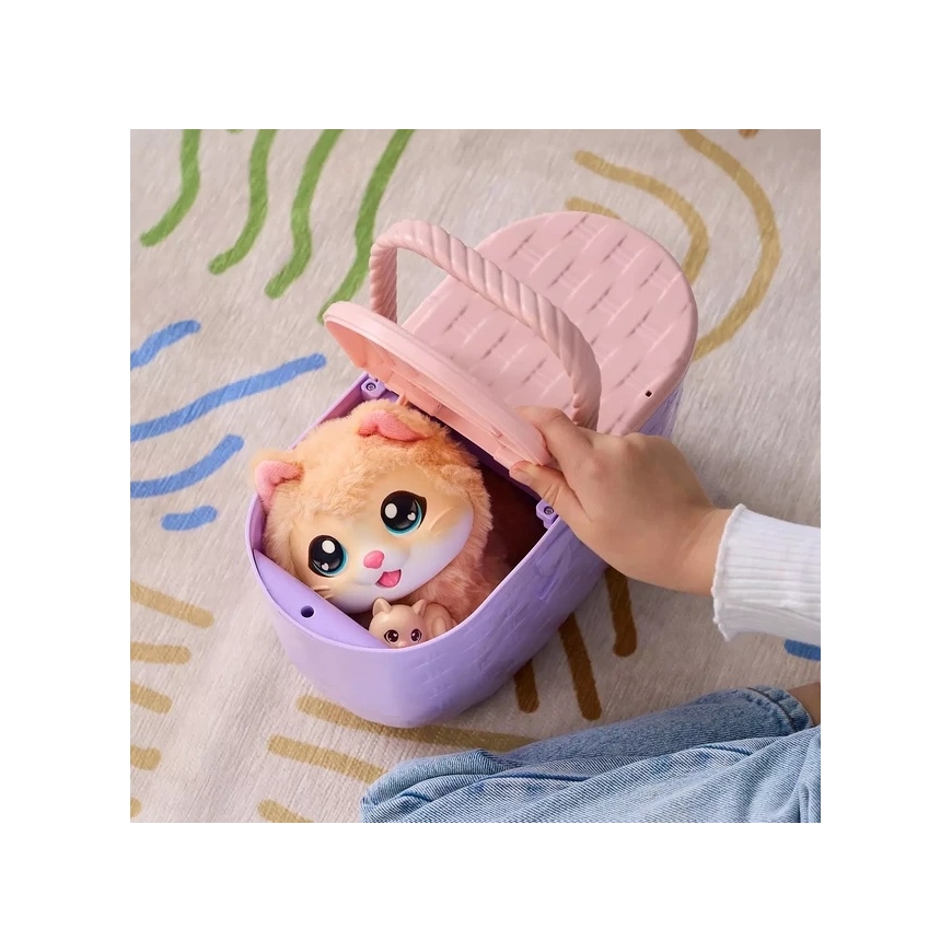 Cobi LITTLE LIVE PETS Интерактивный набор «Кошка с котятами» – 5