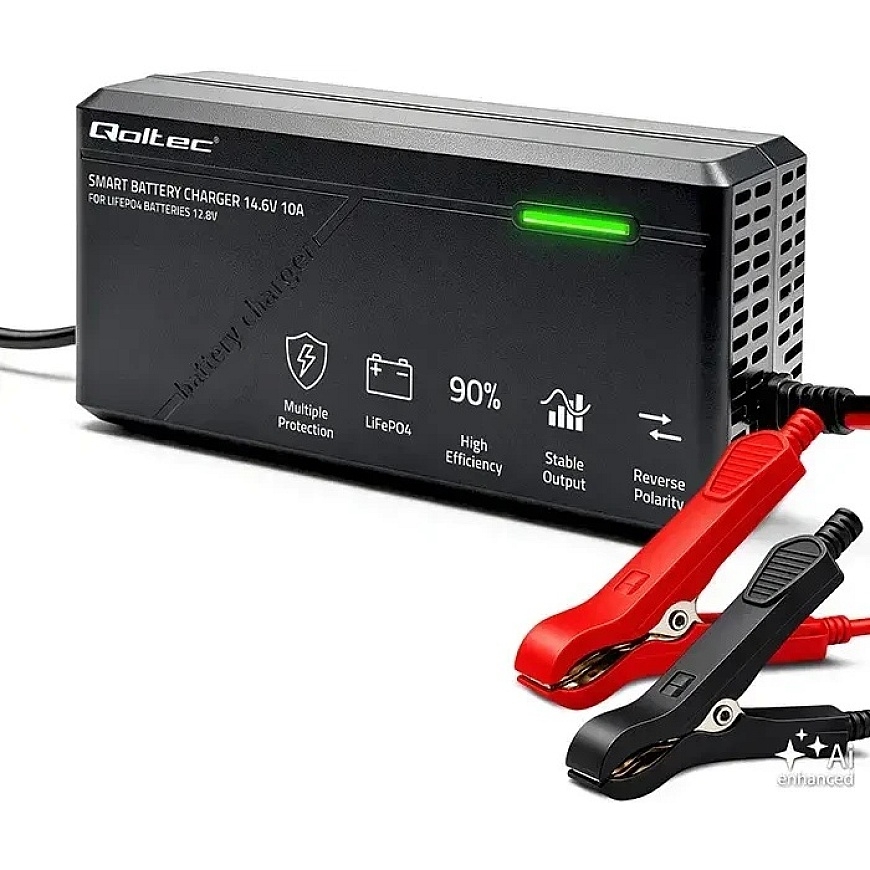 Qoltec Speciālais LiFePO4 akumulatora lādētājs 12V
