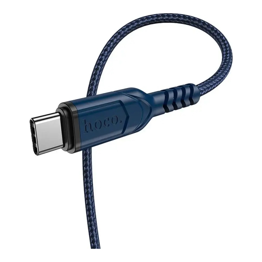 Hoco X59 datu pārraides un uzlādes vads | USB-A uz USB-C | QC | 15W | 1m | zils – 2