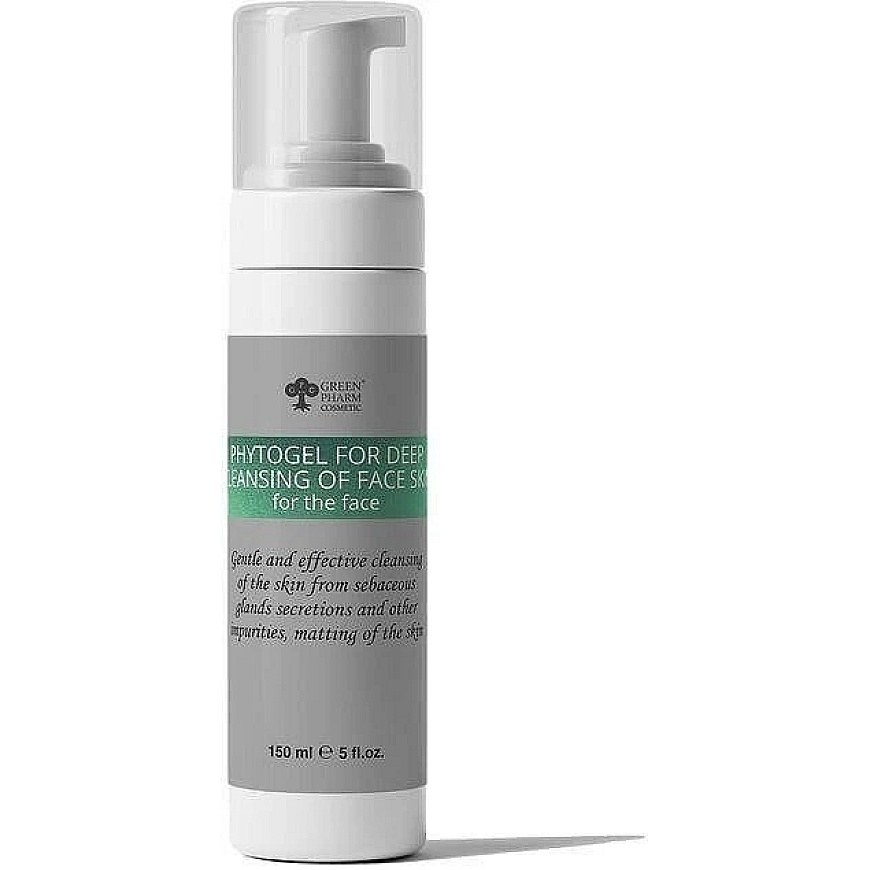 Physiogel Žalias Pharm Cosmetic Fitogelis giliam veido odos valymui 150 ml – 2
