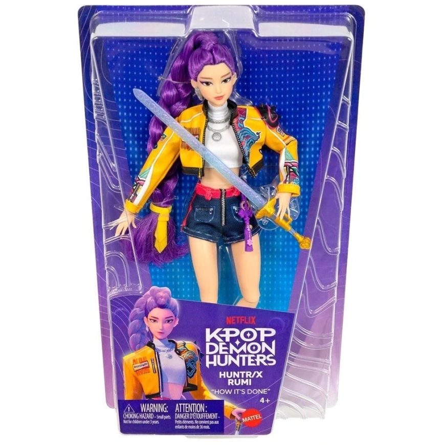 Lelle ar aksesuāriem „Mattel KPop Demon Hunters Rumi“, JRN35