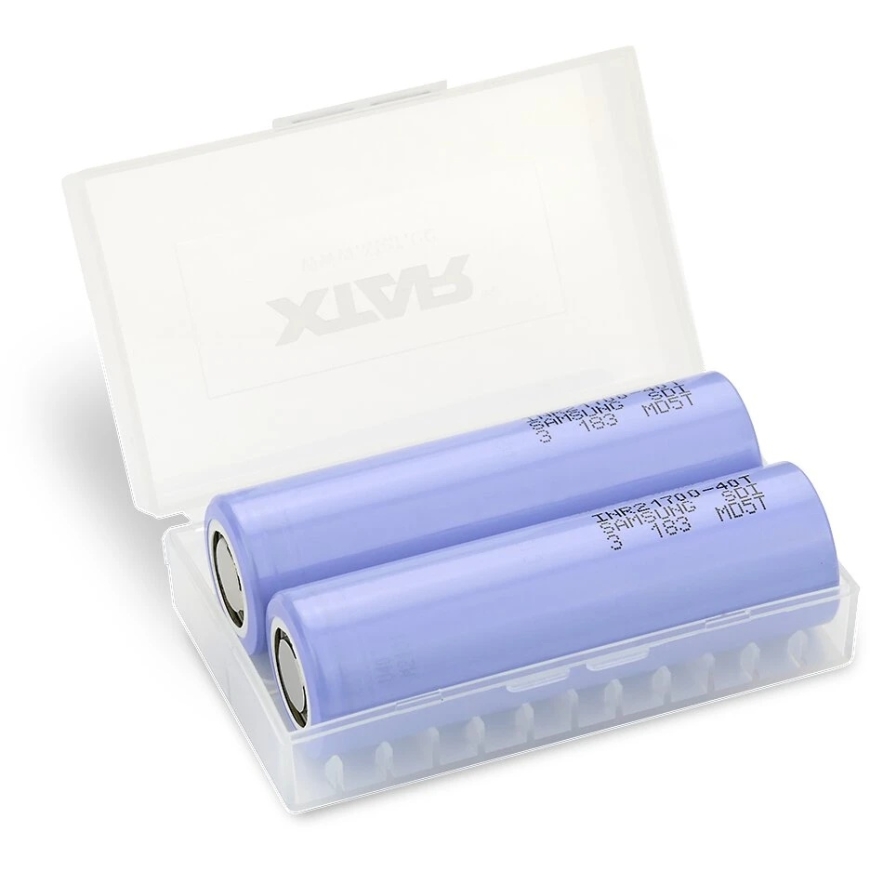 Ladattava Akun - Samsung INR21700-40T 2 kpl 4000 mAh 3,6 V Li-Ion Solut