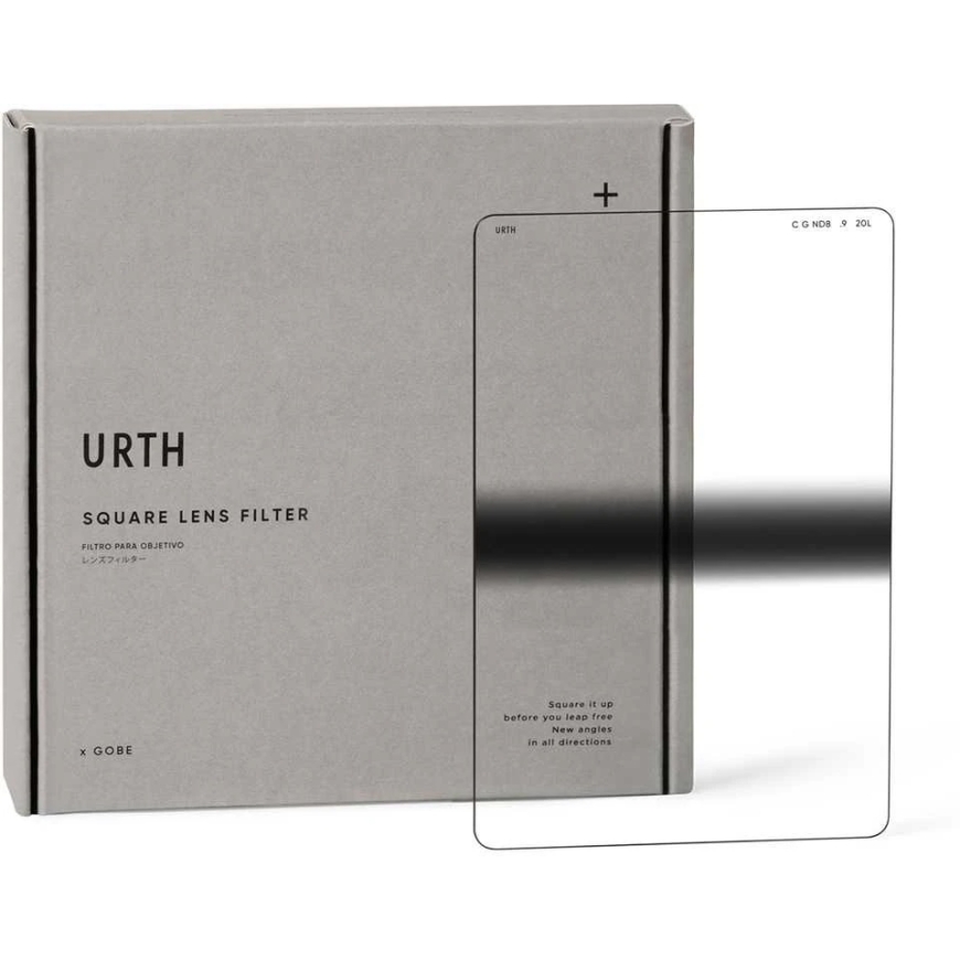 Fotografijos filtras - Urth 100x150mm centrinis graduotas ND8 filtras (3 sustabdymai) stiklas – 2