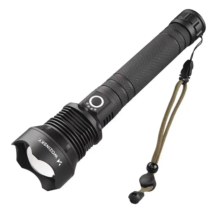 Wozinsky WLT-20W taktinė prožektorius 20 W 2000 lm su CREE diodais IP65 ir reguliuojamu spinduliu - juoda – 2