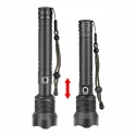 Wozinsky WLT-20W taktinen taskulamppu 20 W 2000 lm CREE-diodeilla IP65 säädettävällä säteellä - musta Wozinsky WLT-20W taktinen taskulamppu 20 W 2000 lm CREE-diodeilla IP65 säädettävällä säteellä - musta