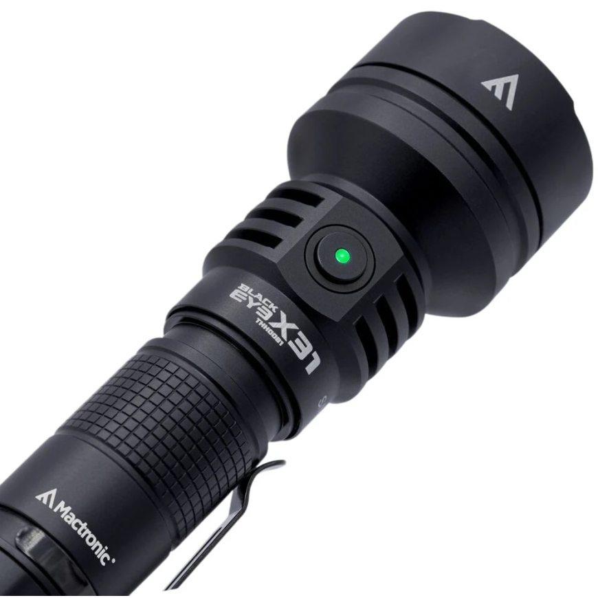 Pārnēsāms Lampa - MacTronic Melnais Eye X31, 3100 Lūmeni, 530m Gaismas Attālums, Melns – 4