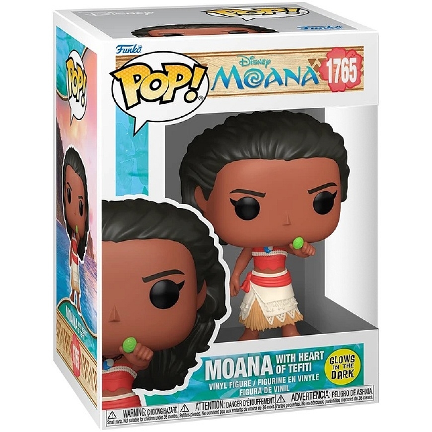 FUNKO POP! Виниловая фигурка: Disney Моана - Моана с сердцем Тэ Фити, ~9 см