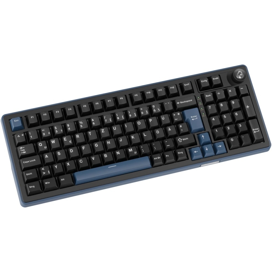 DuDucky OK-M 98 spēļu tastatūra, 98%, Hot-Swappable, RGB, ISO – KTT Tactile