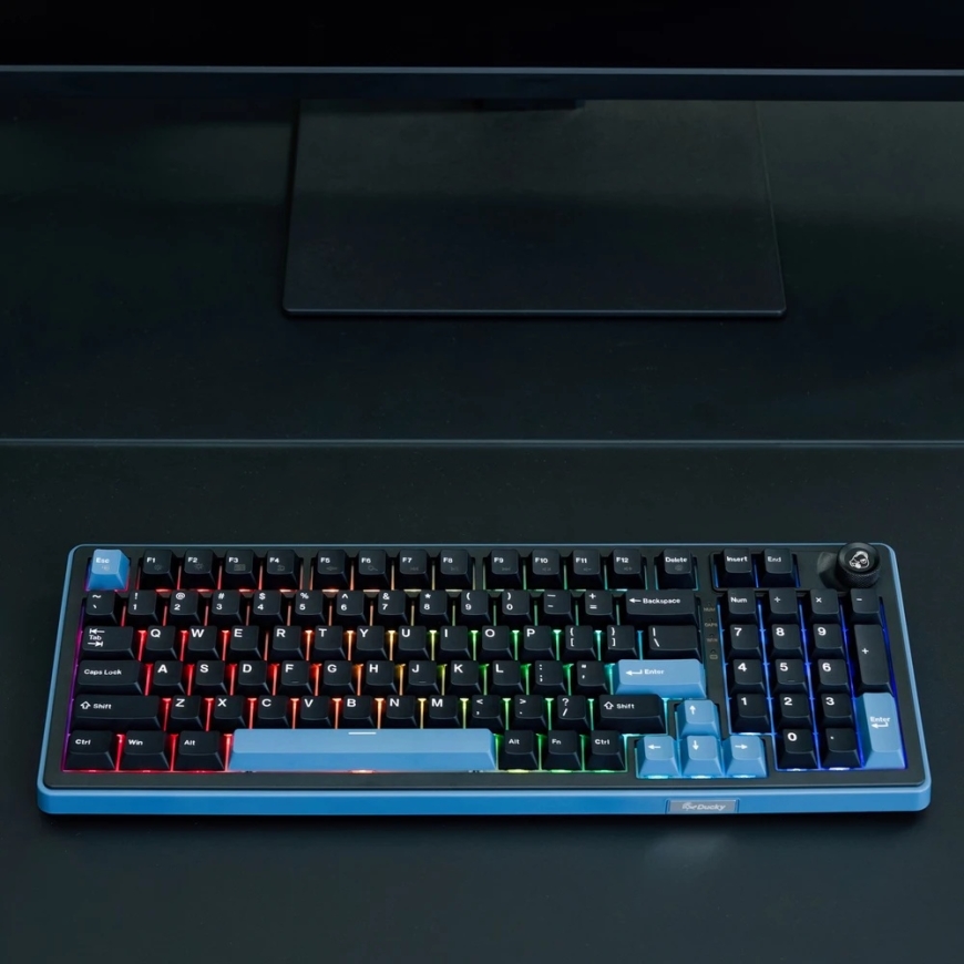 DuDucky OK-M 98 spēļu tastatūra, 98%, Hot-Swappable, RGB, ISO – KTT Tactile – 4