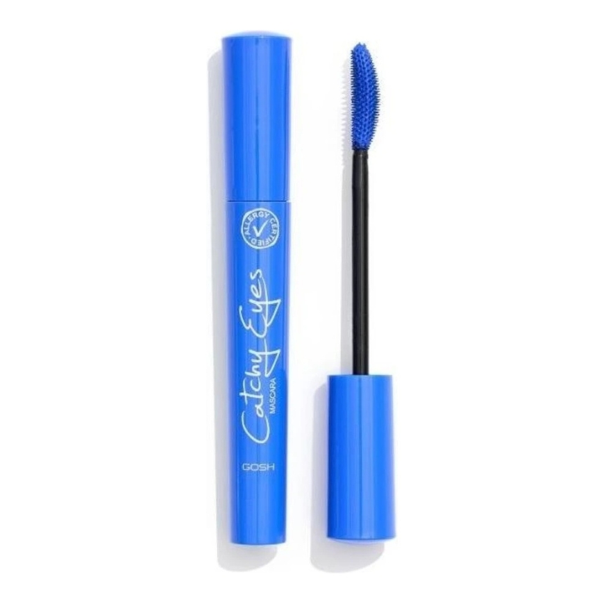 Gosh Catchy Eyes Blakstienų tušas antialerginis blakstienų tušas, atspalvis: 003-Crazy Mėlyna, 8 ml – 2