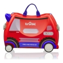 Kelioninis Trunki GLIDE360 Gaisrinė mašina Frank – vaikiška kelioninė lagaminėlė (TRU0142)