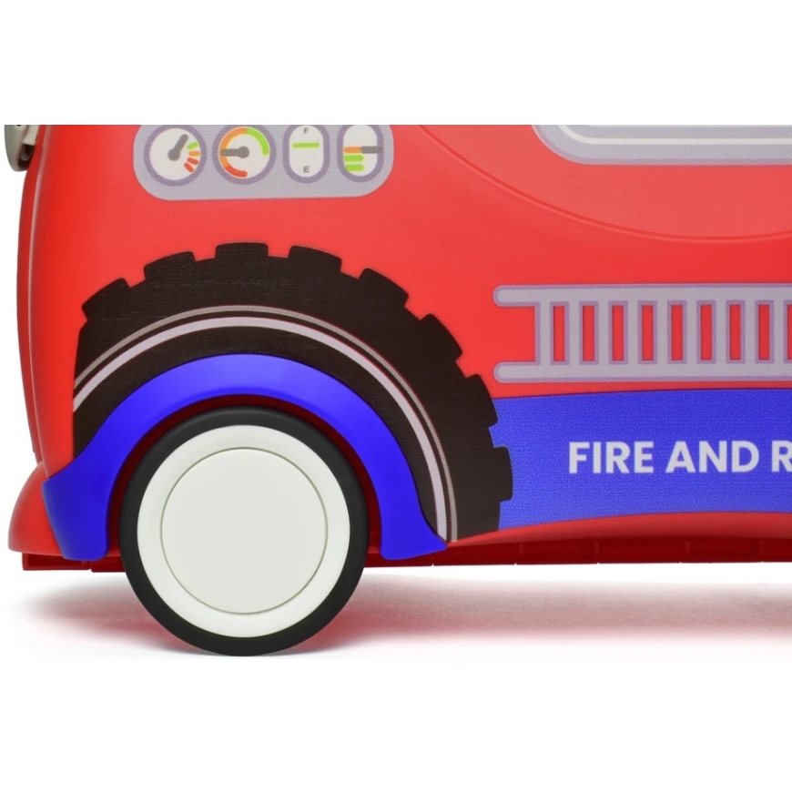 Trunki GLIDE360 Ugunsdzēsēju mašīna Franks – Bērnu ceļojumu koferis (TRU0142) – 5